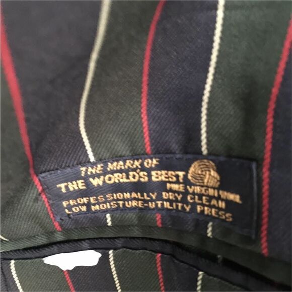 Vintage Tommy Hilfiger Dillards Navy Blue 3 Button Blazer Made in USA Size 42R - Picture 5 of 8